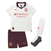 Dětský Fotbalový dres Manchester City John Stones #5 2023-24 Venkovní Krátký Rukáv (+ trenýrky)